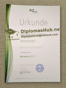 AKAD-Universität Urkunde