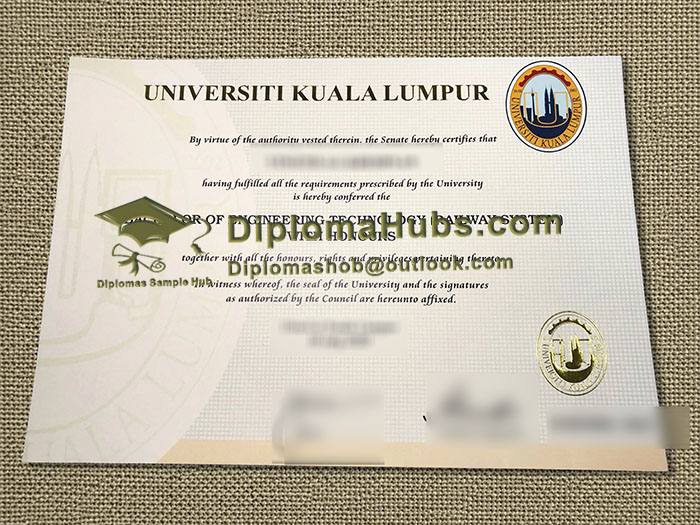 University of Kuala Lumpur Degree